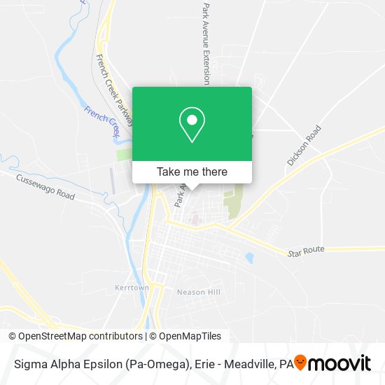 Mapa de Sigma Alpha Epsilon (Pa-Omega)