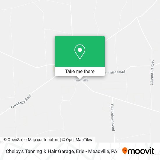 Chelby's Tanning & Hair Garage map