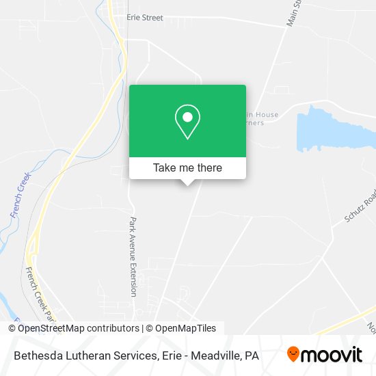 Bethesda Lutheran Services map