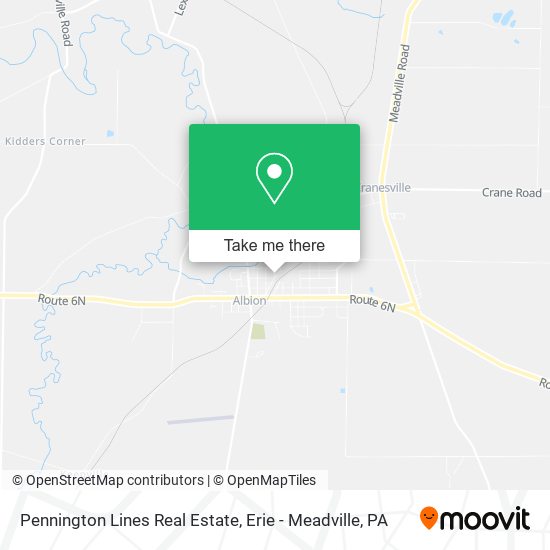Mapa de Pennington Lines Real Estate