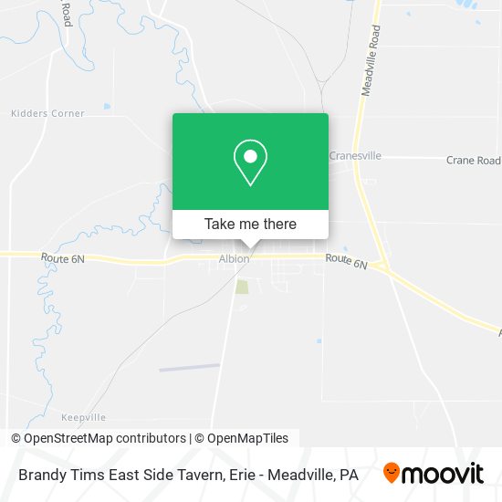Mapa de Brandy Tims East Side Tavern
