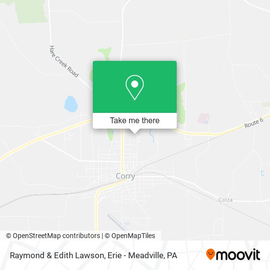 Raymond & Edith Lawson map