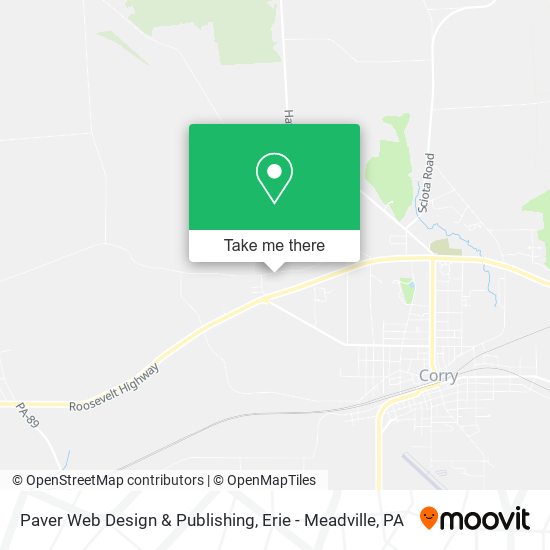 Paver Web Design & Publishing map