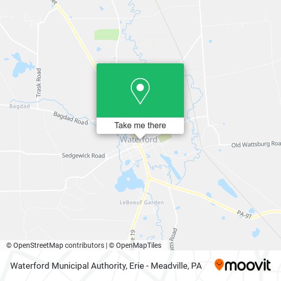 Waterford Municipal Authority map