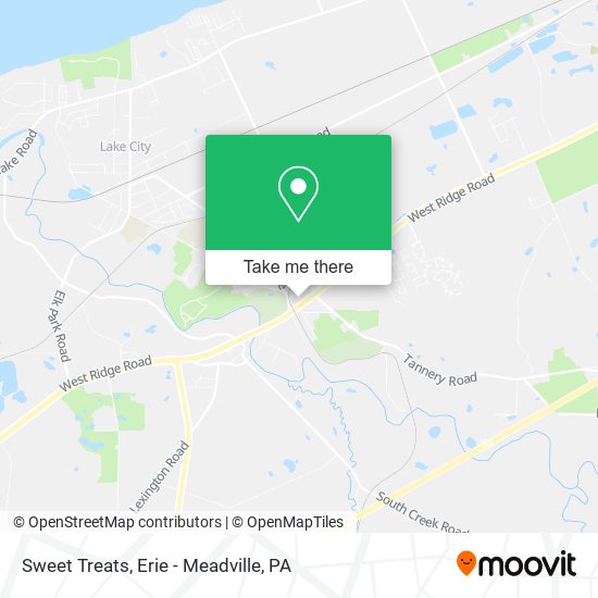 Sweet Treats map