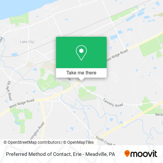 Mapa de Preferred Method of Contact