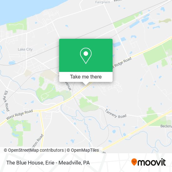 The Blue House map