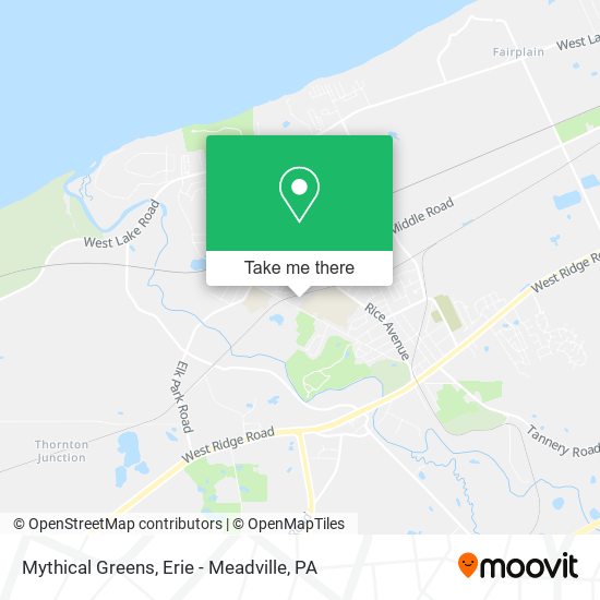 Mythical Greens map