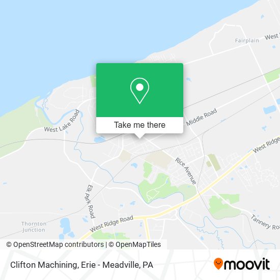 Mapa de Clifton Machining