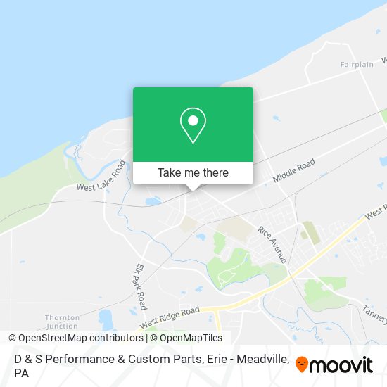 D & S Performance & Custom Parts map