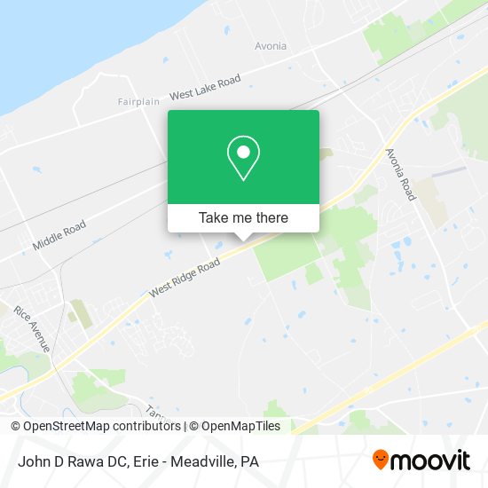 John D Rawa DC map
