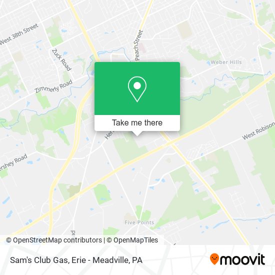 Mapa de Sam's Club Gas