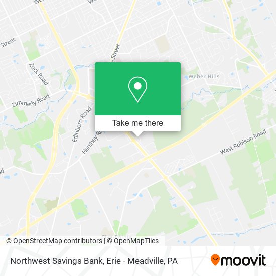 Northwest Savings Bank map