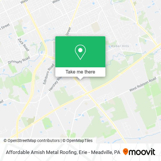 Affordable Amish Metal Roofing map