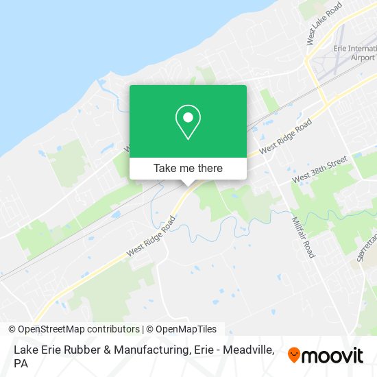 Lake Erie Rubber & Manufacturing map