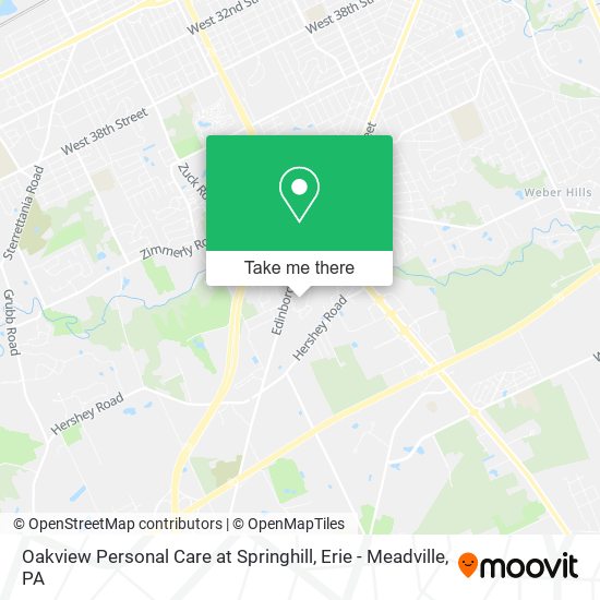 Oakview Personal Care at Springhill map