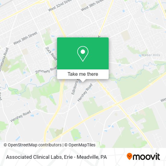 Associated Clinical Labs map