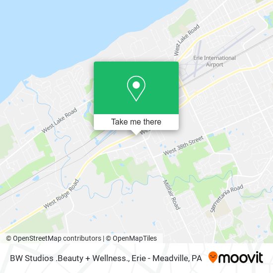 Mapa de BW Studios .Beauty + Wellness.