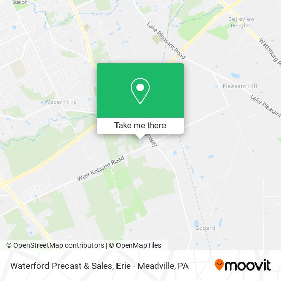 Mapa de Waterford Precast & Sales