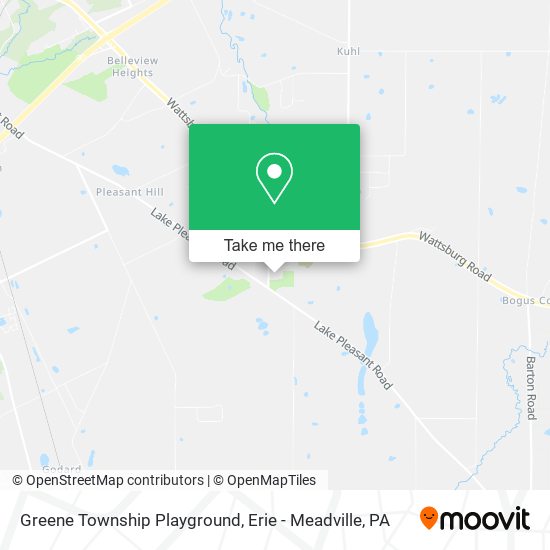 Mapa de Greene Township Playground