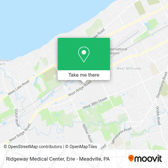 Ridgeway Medical Center map