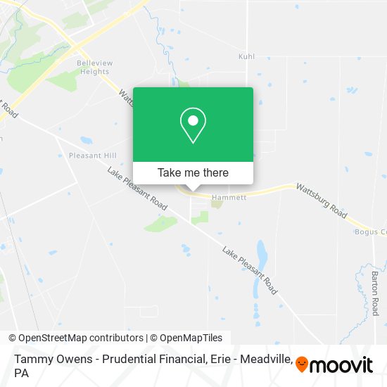 Mapa de Tammy Owens - Prudential Financial