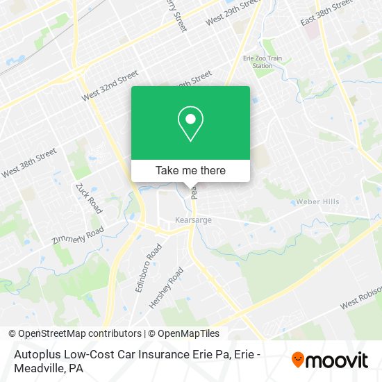 Mapa de Autoplus Low-Cost Car Insurance Erie Pa