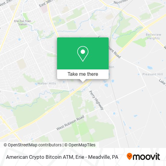 American Crypto Bitcoin ATM map