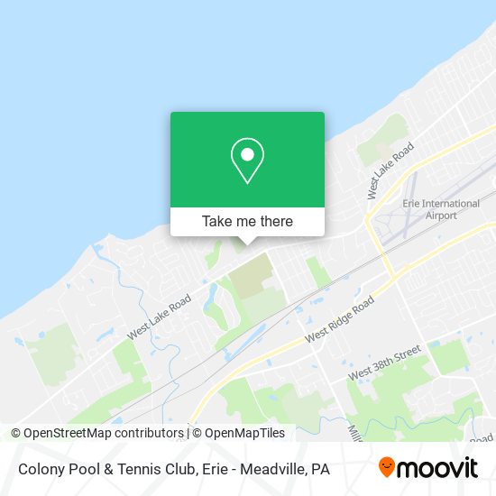 Mapa de Colony Pool & Tennis Club