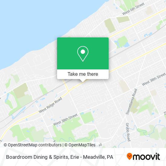 Mapa de Boardroom Dining & Spirits