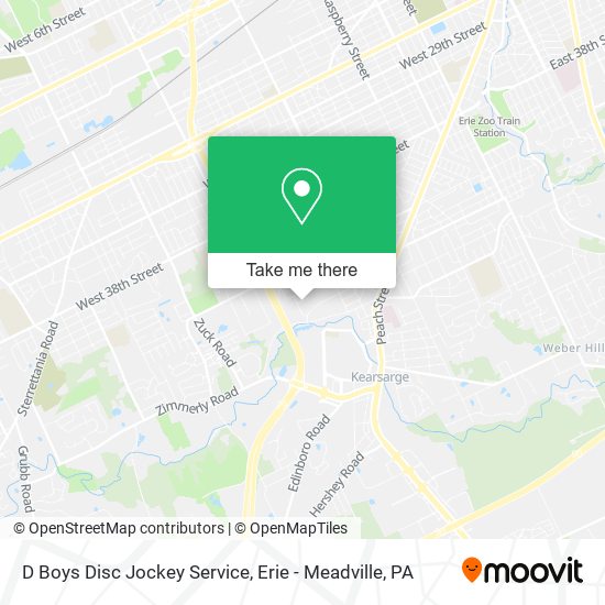 Mapa de D Boys Disc Jockey Service