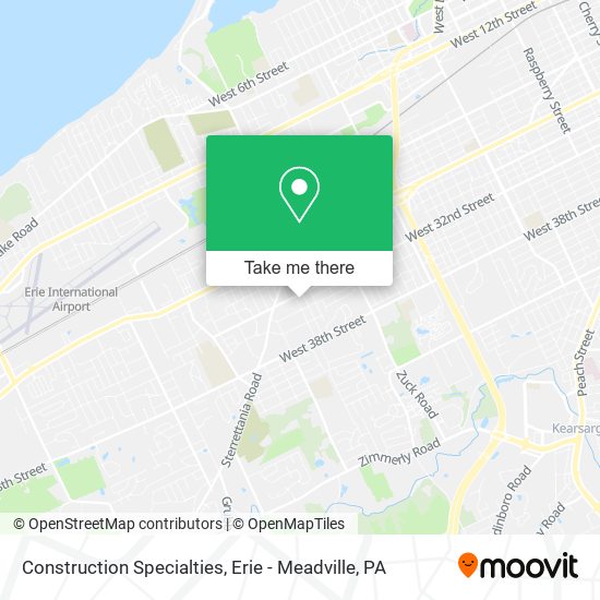 Mapa de Construction Specialties