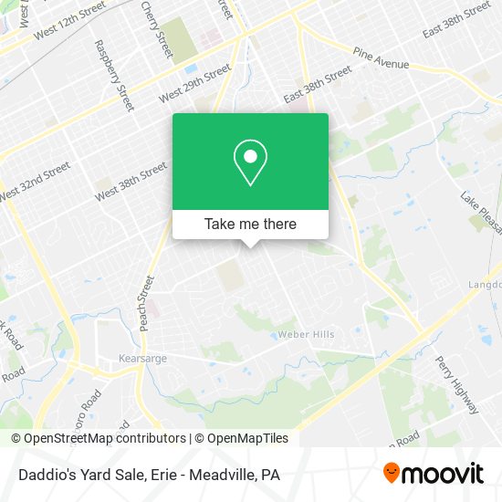 Mapa de Daddio's Yard Sale