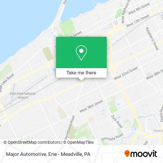 Major Automotive map