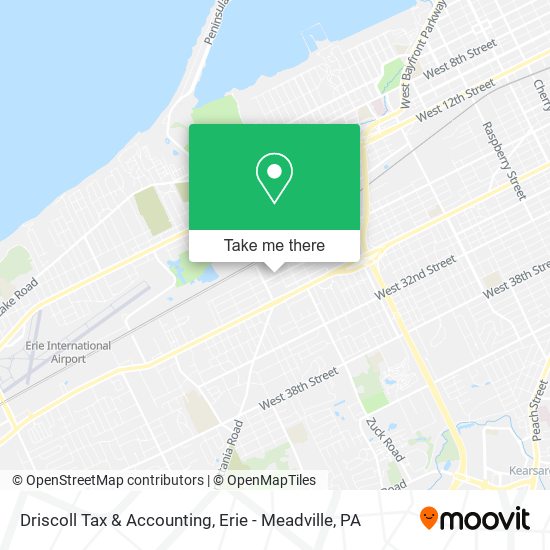 Mapa de Driscoll Tax & Accounting