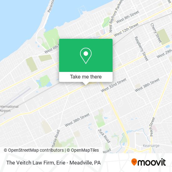 The Veitch Law Firm map