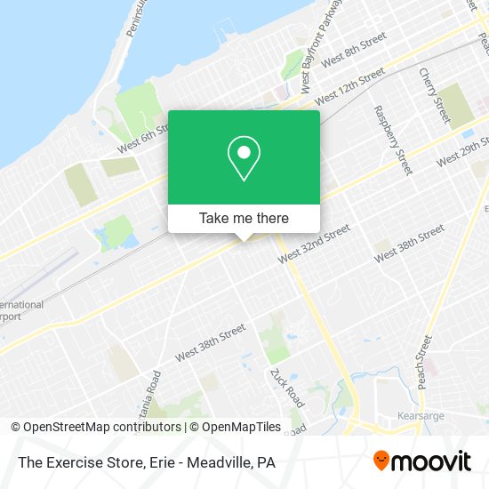 The Exercise Store map