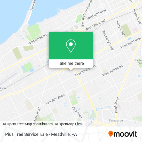 Mapa de Pius Tree Service
