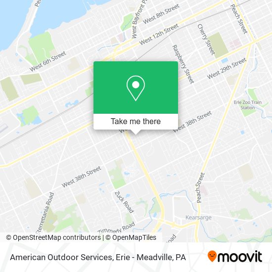 American Outdoor Services map