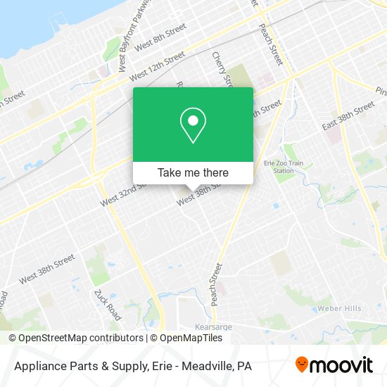 Appliance Parts & Supply map