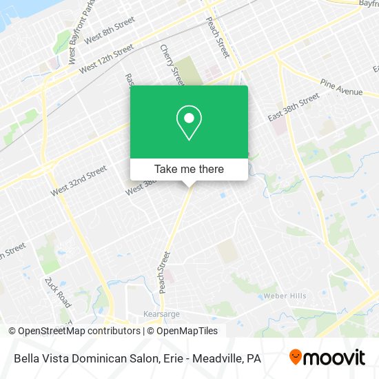 Bella Vista Dominican Salon map