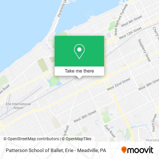 Patterson School of Ballet map