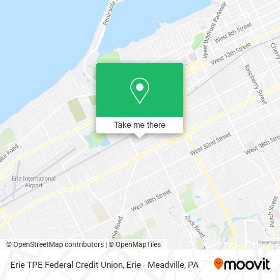 Erie TPE Federal Credit Union map