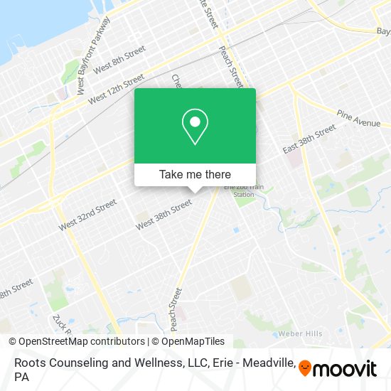 Mapa de Roots Counseling and Wellness, LLC