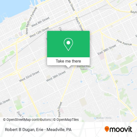 Robert B Dugan map