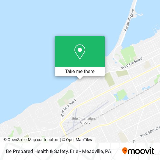 Be Prepared Health & Safety map