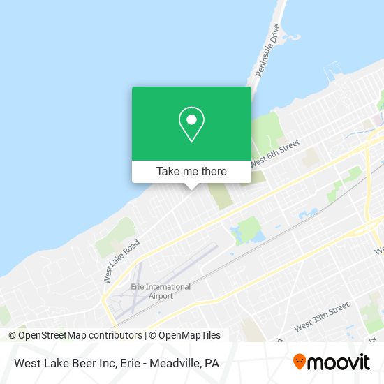 Mapa de West Lake Beer Inc