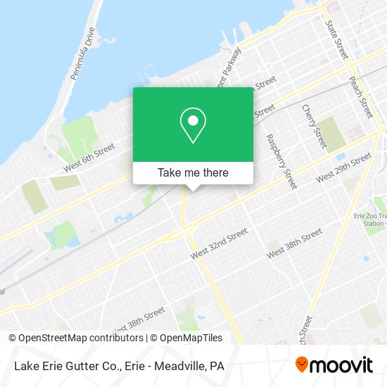 Lake Erie Gutter Co. map