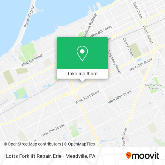 Mapa de Lotts Forklift Repair