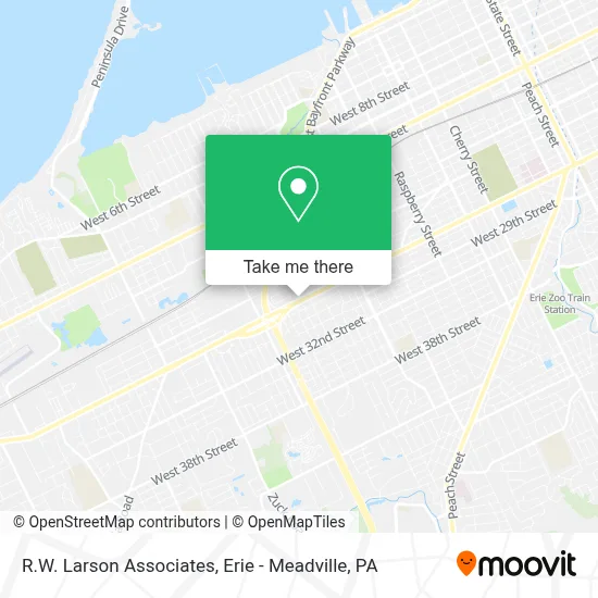 R.W. Larson Associates map